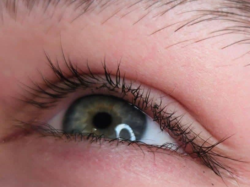 Lash Lifting před ošetřením