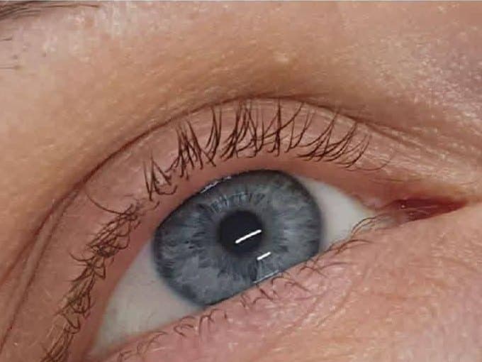 Lash Lifting před ošetřením